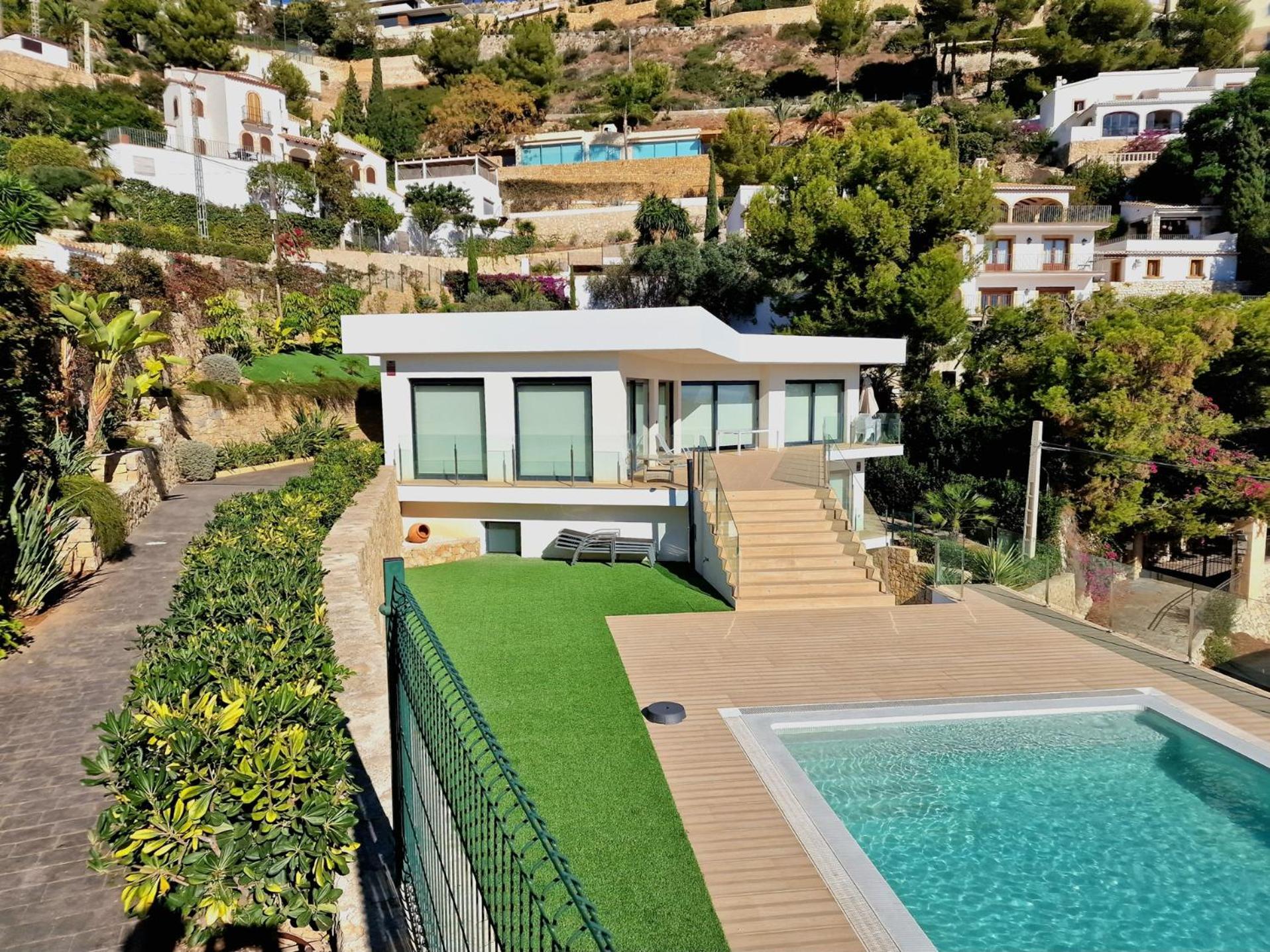 Villa Lujo Con Vistas Al Mar Villa Dulcinea By El Conserje, Cerca Del Puerto Y Sus Servicios Javea Exterior photo
